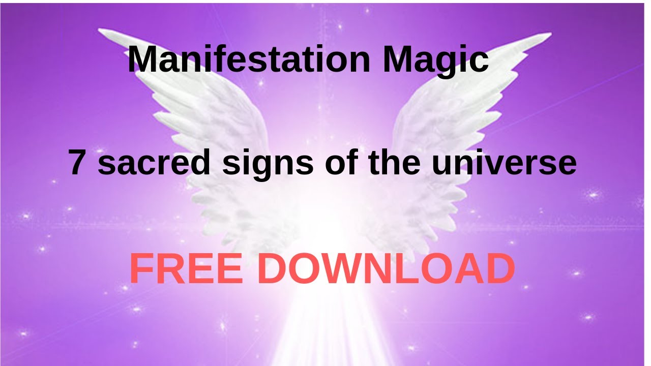 Manifestation Magic Alexander Wilson - 10 Sacred Signs of the Universe (FREE DOWNLOAD)