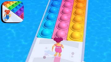Pop It Run‪ ​- All Levels Gameplay Android,ios (Levels 1-6)