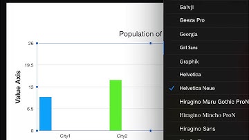 Creating graphs in Keynote