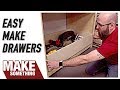 How to Easily Make Shop Drawers. No Fancy Joinery.