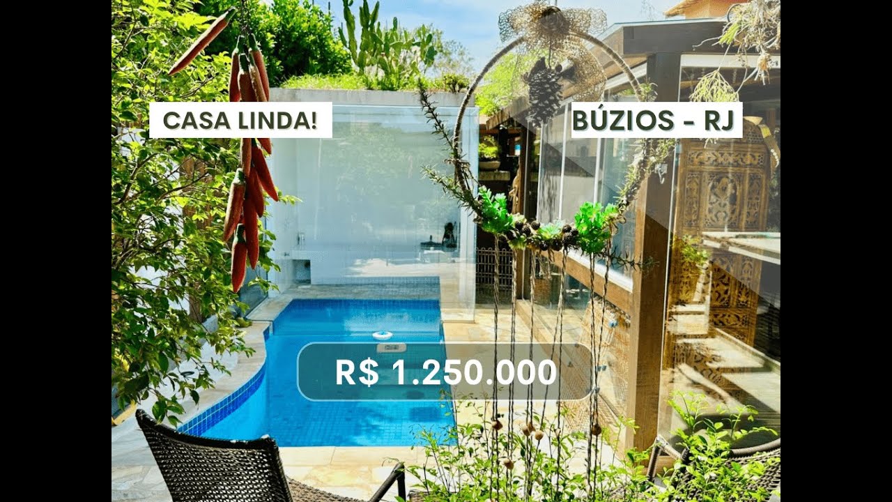 BÚZIOS- RJ, EXCELENTE CASA DA PRAIA COM PISCINA E CHURRASQUEIRA  EM CONDOMINIO COM INFRAESTRUTURA