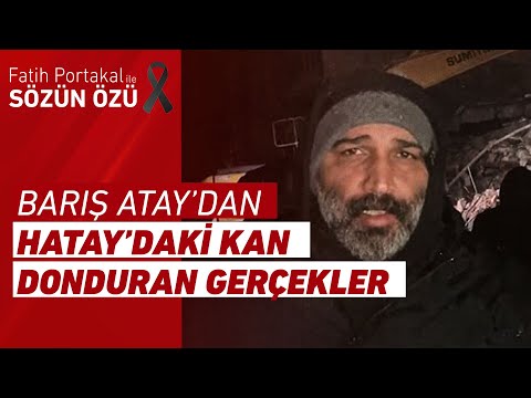 Barış Atay Çok Acı Bir Olayı Anlattı. Hatay'dan Sorumlu Sağlık Bakanı Atay'la Niye İrtibat Kurmuyor?