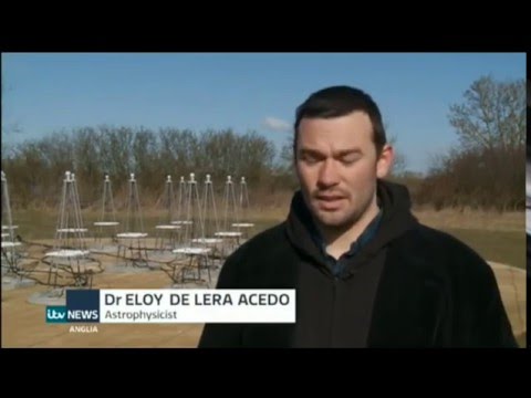 ITV News Anglia at Lords Bridge Observatory