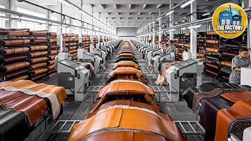 How Pure Leather is Made in the Factory || The Factory Made