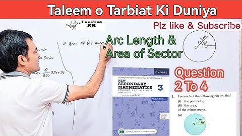 Exercise 8B 2 To 4 II APS Maths 8th II New Secondary Mathematics Book 3 Updated Edition #taleem