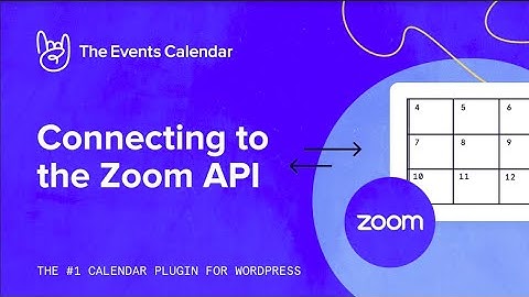 Connecting to the Zoom API