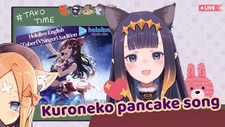 Kuroneko pancake by Abigail & Ina'nis sisters【Hololive EN】【FGO】