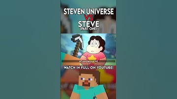 STEVEN UNIVERSE VS. STEVE 1! #stevenuniverse #minecraft #rap #battle #rapbattle #gamingplush64
