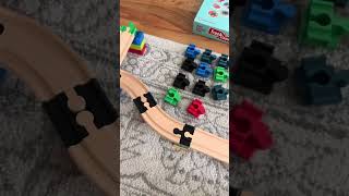 Track Connectors for #Brio #trains & #Duplo #blocks #kids #toddlers #toddler #play #amazonfinds