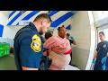 Giant Violent Worst than Animal Woman Goes Crazy When Caught Stealing Live at Walmart