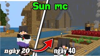 Minecraft Sinh tồn trên bè gỗ phần 2: tóm tắt 40 ngày.!