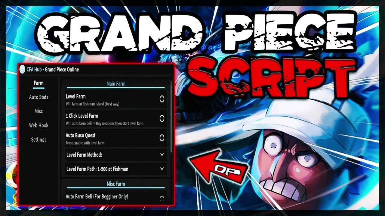 Grand Piece Online (GPO) Script Hack Impel Down/Very Fast Leveling/Sea Beast Solo/Multi