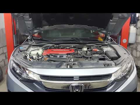 Honda Civic 1.5 Turbo X  поколения. Стук натяжителя приводного ремня . Замена ремня генератора.