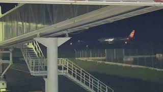 Sports Performance American Airlines flight from JFK to GEO landing at the Cheddi Jagan International Airport Guyana✈️