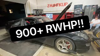 Dyno Tuning a 900  Horsepower Twin Turbo 300zx