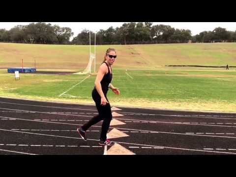 Pull foot up under hip in run