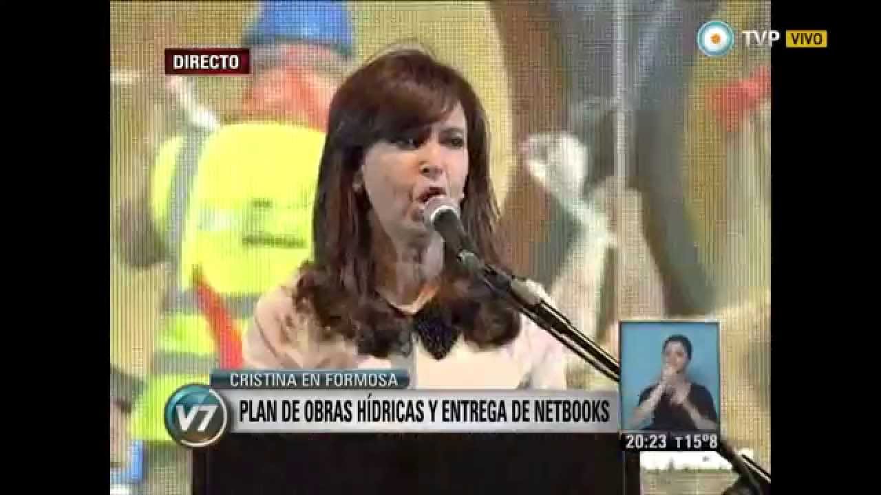 Formosa: Hoy inauguramos obras del Plan de Desarrollo Eléctrico y el convenio para nuevo acueducto. cristina fernandez facebook