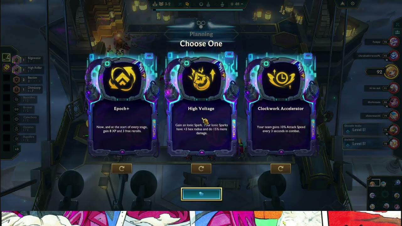 Dynamo Miss Fortune with a Renekton with Fishbones and High Roller | TFT SET 14.7 Pengu's Trials