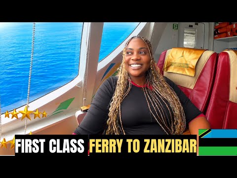 Inside VIP class Ferry to Zanzibar 🇹🇿 Luxury Experience from Dar es Salaam Tanzania 