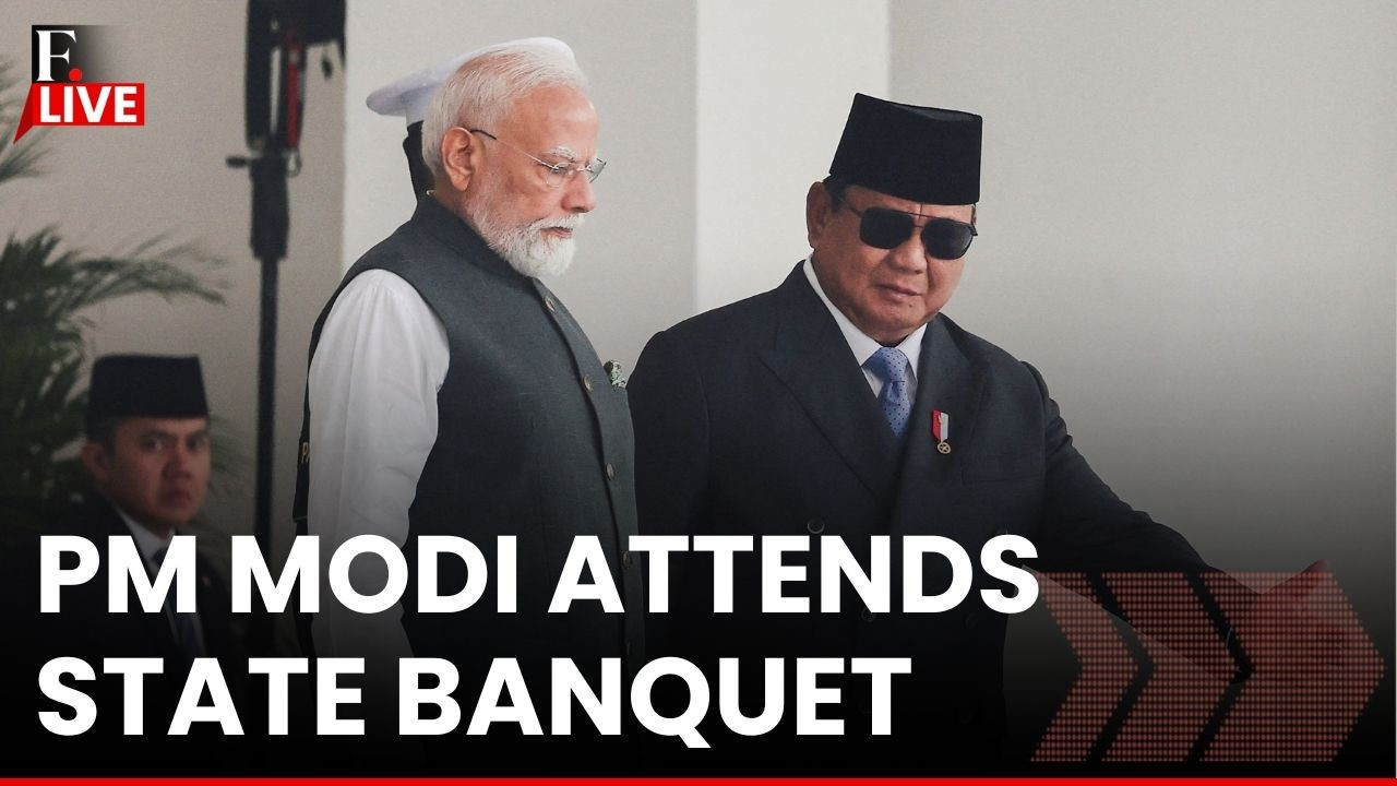 PM Modi LIVE: Indonesian President Hosts PM Modi for State Banquet | India-Indonesia Ties thumbnail