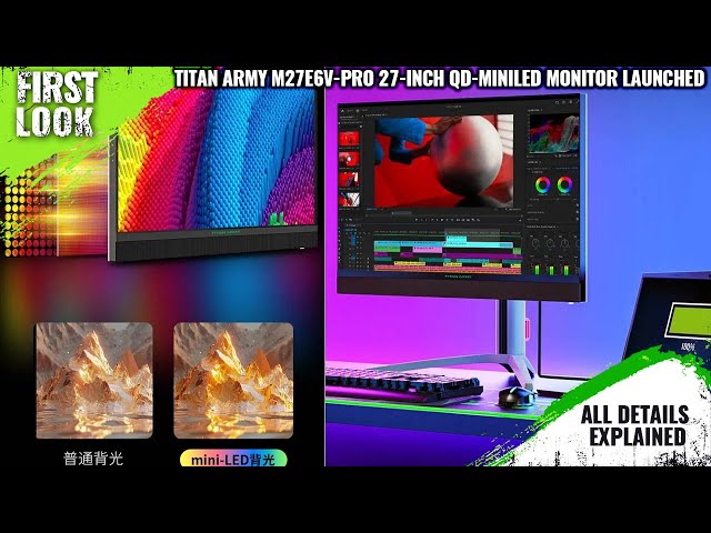 ディスプレイ・モニター本体 Titan Army M27E6V-PRO e-TREND｜Titan Army M27E6V-PRO [27型、4K、ノングレア FAST IPS