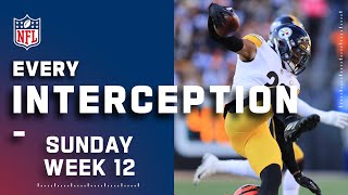 Every Interception from Sunday Week 12 | NFL 2021 Highlights