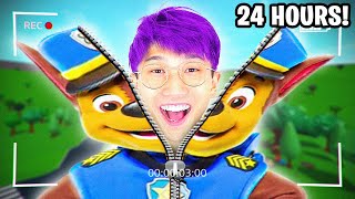 LANKYBOX Joins PAW PATROL For 24 HOURS?! *IMPOSSIBLE CHALLENGE*