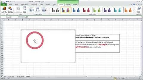 Học EXCEL cơ bản   36 Vẽ Biểu đồ tương tác đơn giản trong excel 2 2