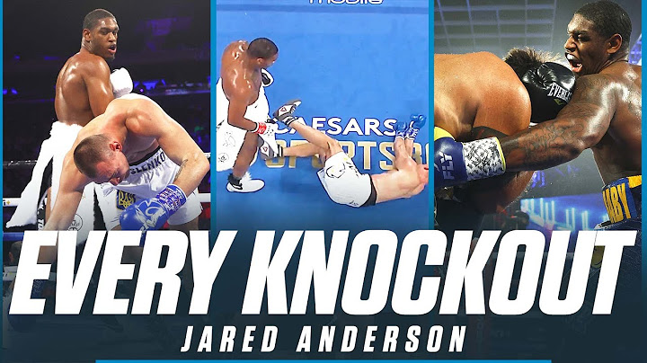 Every Single Knockout And Stoppage By Heavyweight Sensation Jared Anderson