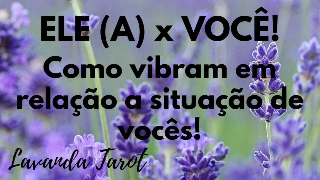 #tarot 💜🪻ELE (A) x VOCÊ! Como vibram em relação a situação de vocês!💜🪻