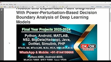 Robust and Explainable Fault Diagnosis With Power Perturbation Based Decision Boundary Analysis of D
