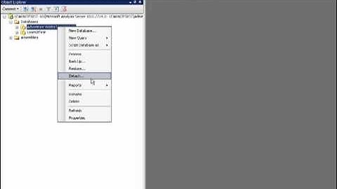 How to Attach and Detach a SQL Server Analysis Services Database