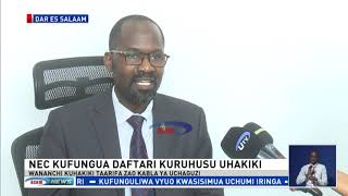 NEC kuweka wazi daftari la awali la wapiga kura kwa nchi nzima