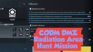Famous CODM DMZ Radiation Area Hunt Mission Complete Profile