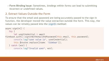 Resolving Firebase Sign-In Issues in Vue.js with await Functionality