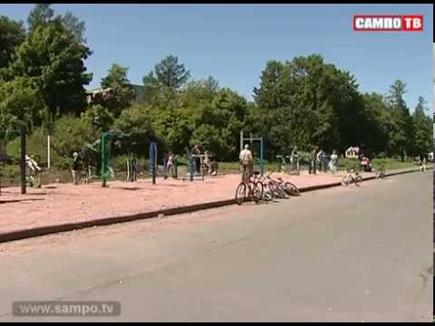 Уличные тренажёры Маркелова на Сампо ТВ
