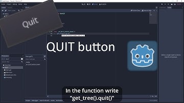 Godot how to make a quit button