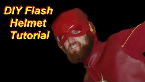 The Flash Costume Tutorial Part 3: Helmet