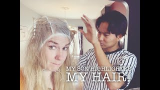 HAIR FAIL // BONDING WITH MY SON!!