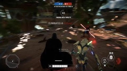 Triple force choke kill assist with friend in HvV Battlefront 2