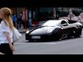 Black lamborghini murcielago