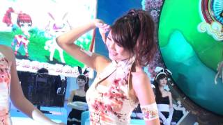 20110222短短-台北電玩展中華網龍(3/4)拍照時間