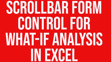 Scrollbar form control