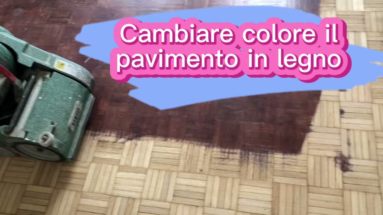 CAMBIARE COLORE IL PAVIMENTO IN LEGNO 🪵 PRIMA E DOPO ☎️3386414040