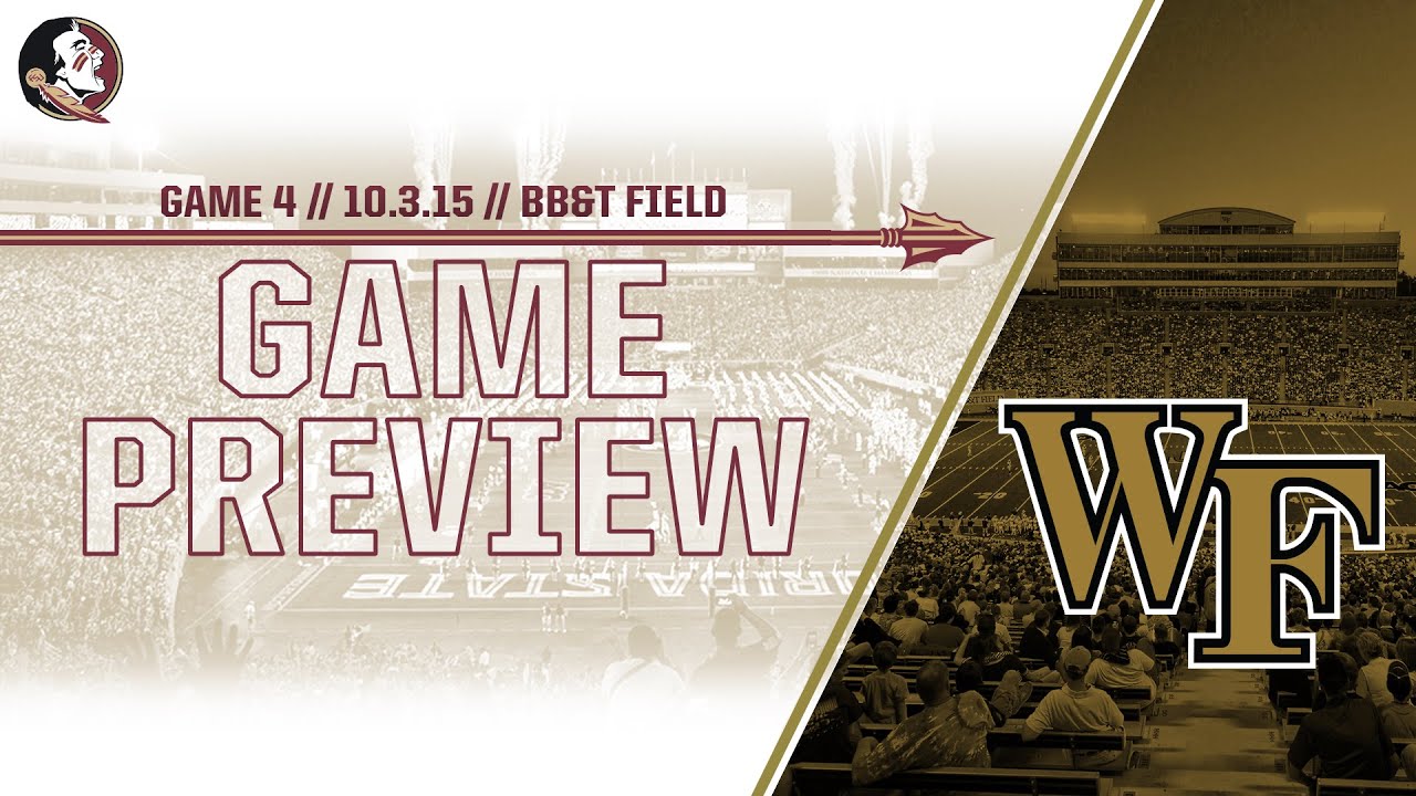 Game Preview FSU vs. Wake Forest YouTube