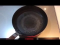 IHクッキングヒーターの加熱ムラ（倍速） - Uneven heating of  Normal Iron Pan on Induction Cooker (2.0x speed)