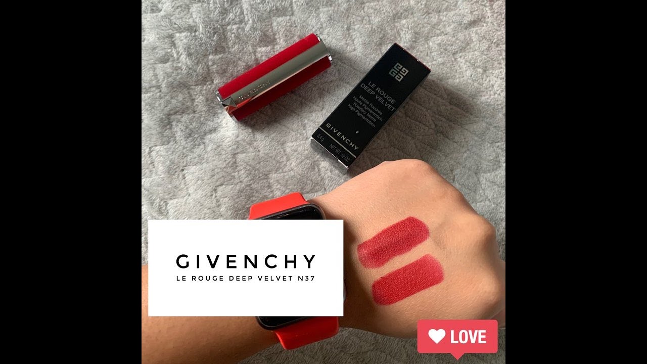 givenchy le rouge deep velvet 37 rouge graine