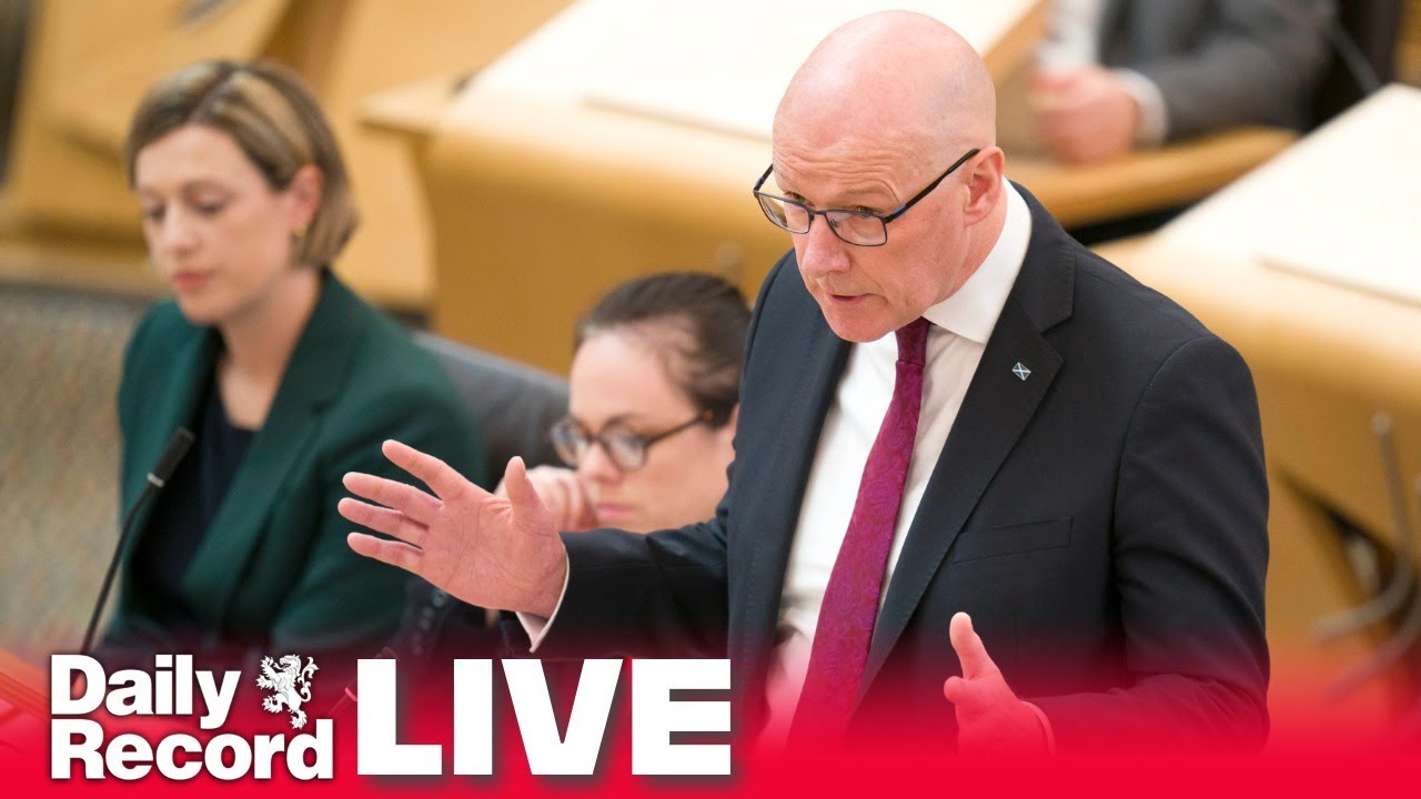 FMQs LIVE - John Swinney faces First Minister's questions at Holyrood