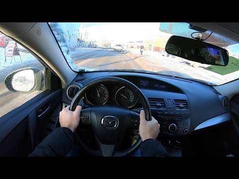 2013 Mazda 3 1.6L (105) POV TEST DRIVE