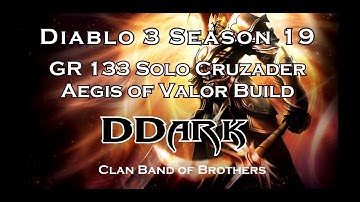 Diablo III Season 19 DDark GR 133 Solo Crusader